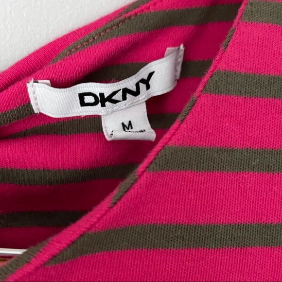 Girls DKNY Striped Dress Size M - Picture 4 of 7